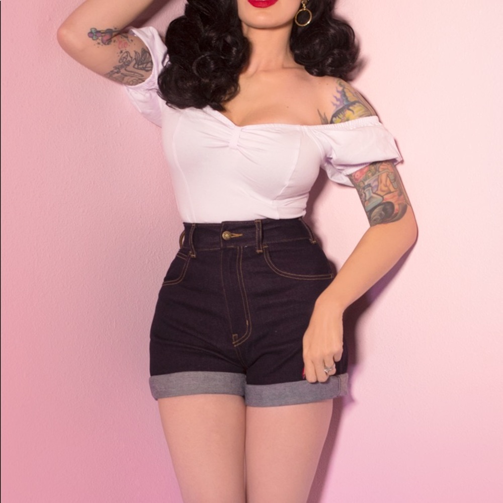 Bad Girl Denim Vixen Jean Shorts Vintage Cut